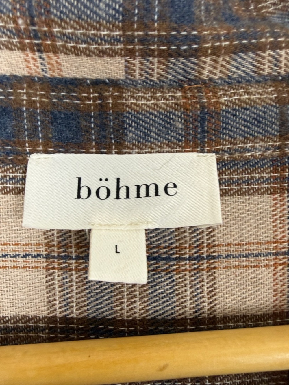 Bohme Karrie Plaid Mini Dress Plaid Button-Front Shirt Dress - Picture 3 of 9